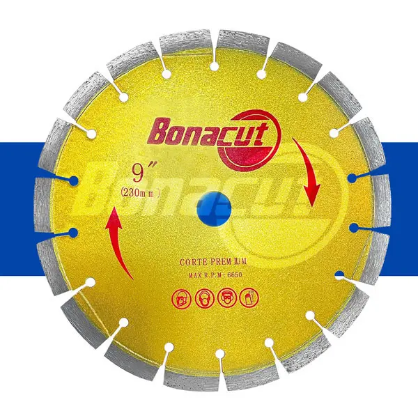Disco Diamantado Premium - Corte de Concreto - Marca Bonacut®